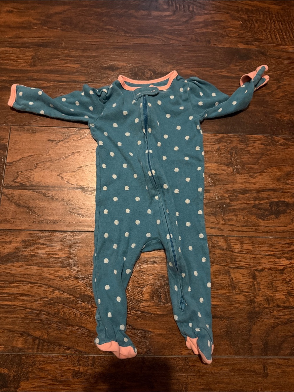 Polka dot onesie 3-6 months
